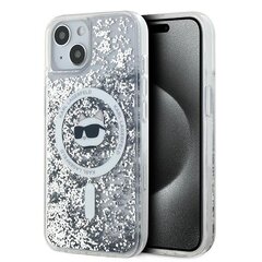 Karl Lagerfeld KLHMP15MLGCHSGH iPhone 15 Plus | 14 Plus 6.1" hardcase transparent Liquid Glitter Choupette Head Magsafe цена и информация | Чехлы для телефонов | 220.lv