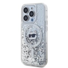 Karl Lagerfeld KLHMP15XLGCHSGH iPhone 15 Pro Max 6.7" hardcase transparent Liquid Glitter Choupette Head Magsafe цена и информация | Чехлы для телефонов | 220.lv