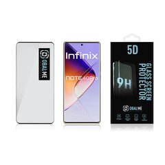 OBAL:ME 5D Glass Screen Protector for Infinix Note 40 Pro Black цена и информация | Защитные пленки для телефонов | 220.lv