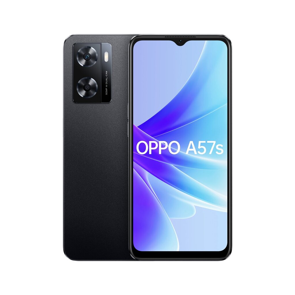 Oppo A57s 64GB Starry Black cena un informācija | Mobilie telefoni | 220.lv