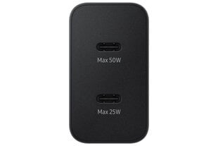 Ład. siec. Samsung EP-T5020XBEGEU PD 50W Super Fast Charge czarny|black цена и информация | Зарядные устройства для телефонов | 220.lv
