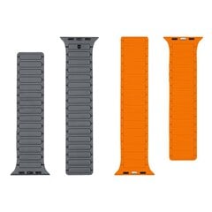 Tactical MagBand for Apple Watch 42|44|45|49 Grey|Orange цена и информация | Аксессуары для смарт-часов и браслетов | 220.lv