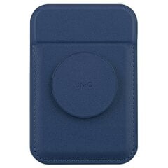 UNIQ Flixa magnetyczny portfel na karty z podpórką granatowy|navy blue цена и информация | Аксессуары для телефонов | 220.lv