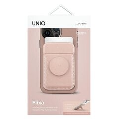 UNIQ Flixa magnetyczny portfel na karty z podpórką różowy|blush pink MagSafe цена и информация | Аксессуары для телефонов | 220.lv