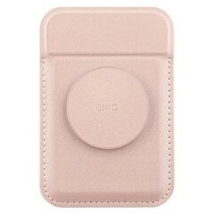 UNIQ Flixa magnetyczny portfel na karty z podpórką różowy|blush pink MagSafe цена и информация | Аксессуары для телефонов | 220.lv