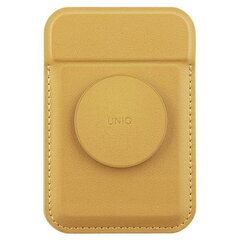 UNIQ Flixa magnetyczny portfel na karty z podpórką żółty|canary yellow MagSafe цена и информация | Аксессуары для телефонов | 220.lv