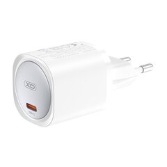 XO wall charger CE20 PD 30W 1x USB-C white + cable USB-C - Lightning цена и информация | Зарядные устройства для телефонов | 220.lv