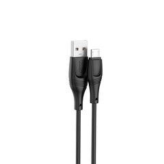 XO cable NB238 USB - microUSB 3,0 m 2A black цена и информация | Кабели для телефонов | 220.lv