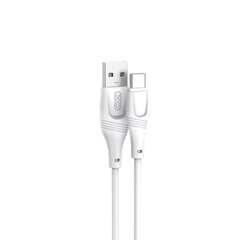 XO cable NB238 USB - USB-C 3,0 m 2A white цена и информация | Кабели для телефонов | 220.lv