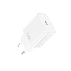 XO wall charger CE15 PD 20W 1x USB-C white + USB-C - Lightning cable цена и информация | Зарядные устройства для телефонов | 220.lv