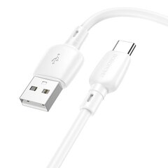 Borofone Cable BX93 Super Power - USB to Type C - 27W 3A 1 metre white цена и информация | Кабели для телефонов | 220.lv