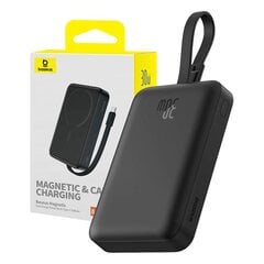 Powerbank Baseus Magnetic Mini 10000mAh 30W MagSafe (black) цена и информация | Зарядные устройства Power bank | 220.lv