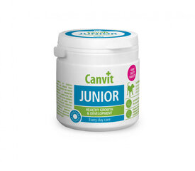 Canvit Junior N100 piedevas kucēnu attīstībai, 100 g cena un informācija | Vitamīni, uztura bagātinātāji, pretparazītu līdzekļi suņiem | 220.lv