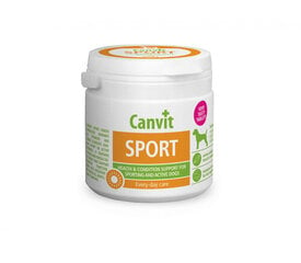 Canvit Sport N100 добавка для активных собак, 100 г цена и информация | Витамины, пищевые добавки, анти-паразит продукты для собак | 220.lv