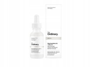 Serums The Ordinary Niacinamide 10% + Zinc 1%, 30 ml cena un informācija | Serumi sejai, eļļas | 220.lv