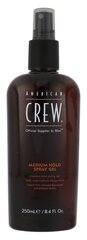 Izsmidzināms matu ieveidošanas līdzeklis American Crew Medium Hold vīriešiem, 250 ml cena un informācija | Matu veidošanas līdzekļi | 220.lv