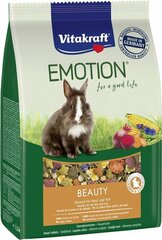 Barība trušiem Vitakraft Emotion Beauty, 600 g cena un informācija | Barība grauzējiem | 220.lv