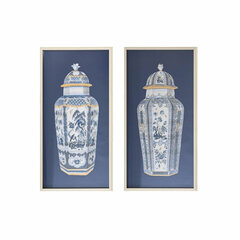 Картина DKD Home Decor 53,5 x 3 x 103,8 cм, «Кувшин восточный», 2 штуки цена и информация | Картины | 220.lv