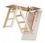 Koka bēniņu kāpnes 60x120 cm balta lūka + margas цена и информация | Kāpnes | 220.lv