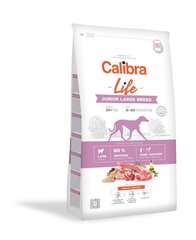 Calibra Life lielu šķirņu jauniem suņiem, ar jēru, 12 kg cena un informācija | Sausā barība suņiem | 220.lv