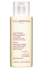 Attīrošs sejas pieniņš Clarins Velvet Cleansing Milk, 400 ml cena un informācija | Sejas ādas kopšana | 220.lv