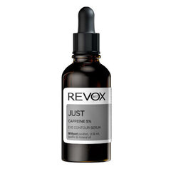 Plakstiņu serums Revox Just Caffeine 5 %, 30 ml cena un informācija | Acu krēmi, serumi | 220.lv