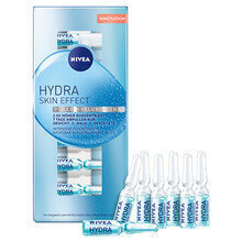 Интенсивно увлажняющие ампулы для кожи лица Nivea Hydra Skin Effect, 7 x 7 мл цена и информация | Сыворотки для лица, масла | 220.lv