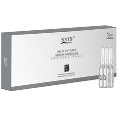 Gliemežu ekstrakta serums ampulās Syis, 10x3 ml cena un informācija | Serumi sejai, eļļas | 220.lv