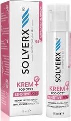 Acu krēms Solverx Sensitive Skin 15 ml cena un informācija | Acu krēmi, serumi | 220.lv