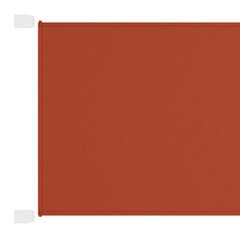 vertikāla markīze, sarkanbrūna, 60x1000 cm, Oksfordas audums cena un informācija | Saulessargi, markīzes un statīvi | 220.lv