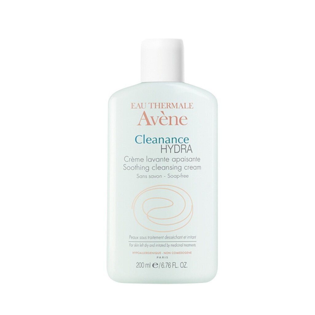 Mitrinošs ūdens Avene Cleanance Hydra Soothing Cleansing 200 ml cena un informācija | Sejas ādas kopšana | 220.lv