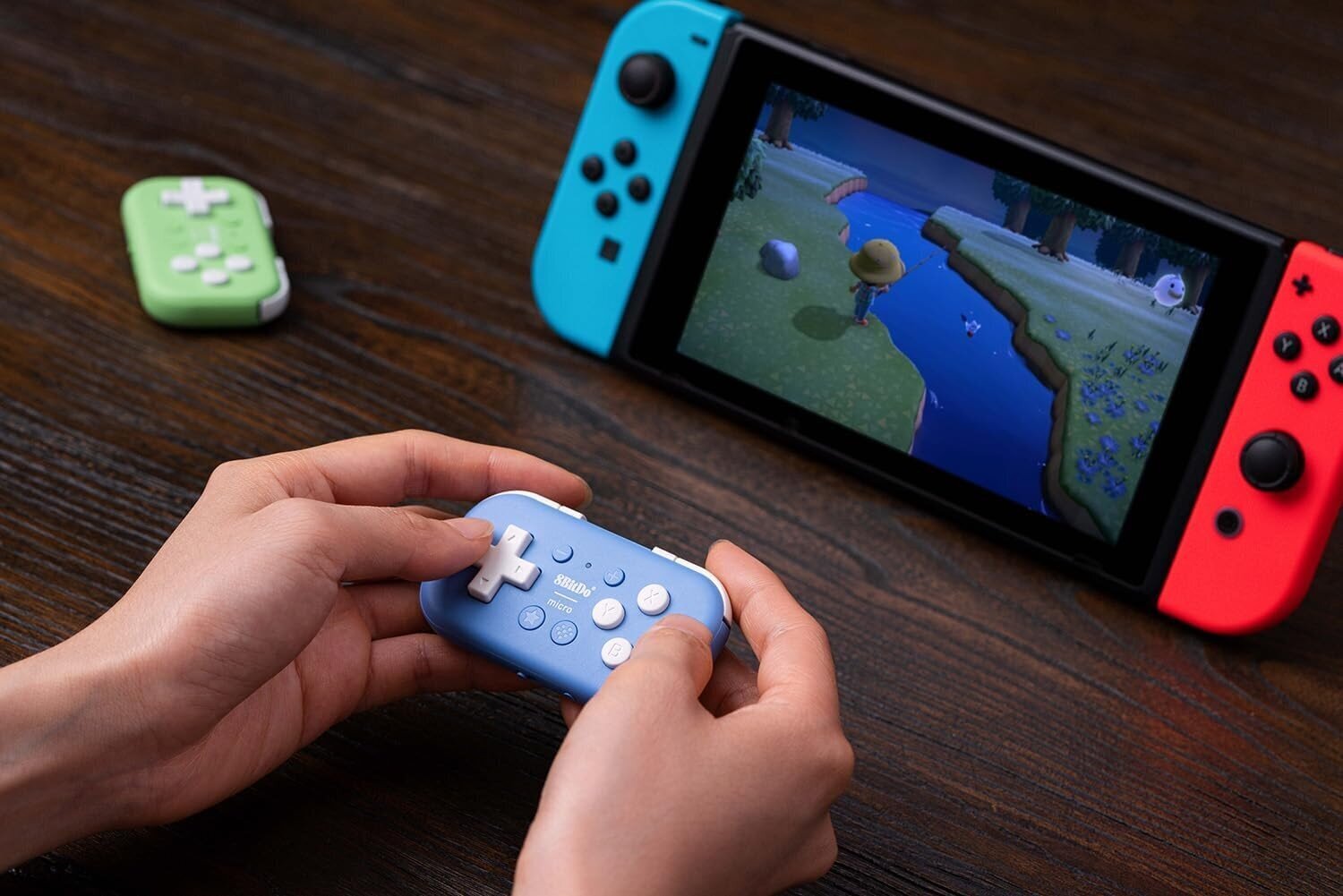 8BitDo Micro Blue cena un informācija | Spēļu kontrolieri | 220.lv