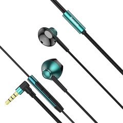 Baseus Encok H06 in-ear 3.5 mini jack gaming headphones - green цена и информация | Наушники | 220.lv