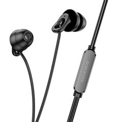 Borofone Earphones BM91 Cloud with microphone black цена и информация | Наушники | 220.lv