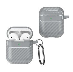 Carbon case for Airpods | Airpods 2 grey цена и информация | Аксессуары для наушников | 220.lv