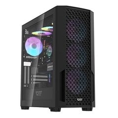 Computer case Darkflash DF2100 + 4 ARGB fans (black) цена и информация | Корпуса | 220.lv