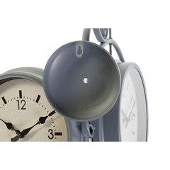 Sienas pulkstenis DKD Home Decor 43 x 14,5 x 47 cm Stikls Pelēks Bronza Dzelzs Tradicionāls (2 gb.) cena un informācija | Pulksteņi | 220.lv