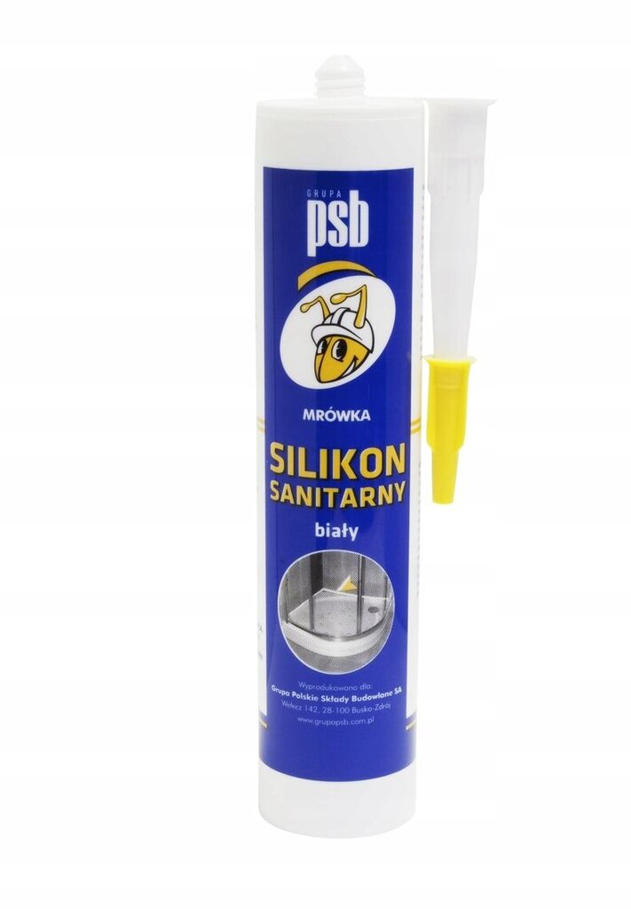 Sanitārais silikons balts PSB 300 ml цена и информация | Izolācijas materiāli | 220.lv