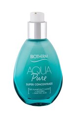 Очищающий и увлажняющий концентрат Biotherm Aqua Pure 50 мл цена и информация | Сыворотки для лица, масла | 220.lv