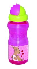 Pudele ar salmiņu Nuvita 1457, rozā cena un informācija | Bērnu pudelītes un to aksesuāri | 220.lv