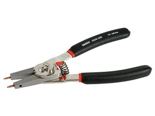 Resettable pliers for internal and external circlips 200mm 10-51/7-51mm cena un informācija | Rokas instrumenti | 220.lv