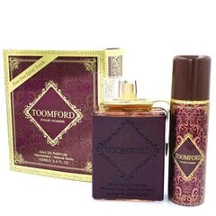 Komplekts Fragrance World ToomFord vīriešiem: parfimērijas ūdens, EDP 100 ml + dezodorants 100 ml cena un informācija | Vīriešu smaržas | 220.lv