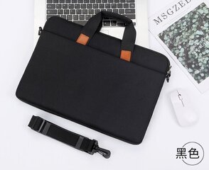 BAG Case klēpjdatora soma 15-15,6 collu Black Slim Zenwire cena un informācija | Somas portatīvajiem datoriem | 220.lv