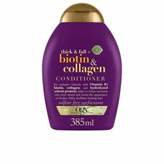 Kondicionieris OGX Collagen &amp; Biotin, 385 ml cena un informācija | Matu kondicionieri, balzāmi | 220.lv