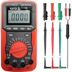 Digitālais multimetrs universāls, 0-600V, YT-73086 YATO cena un informācija | Rokas instrumenti | 220.lv