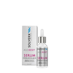 Sejas serums pret grumbām Solverx Age Reset, 30 ml cena un informācija | Serumi sejai, eļļas | 220.lv