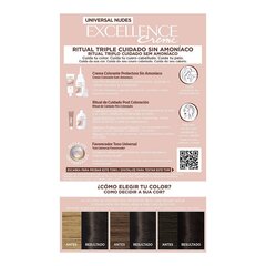 Краска без содержания аммиака L'Oreal Make Up Excellence 2u-darkest brunette цена и информация | Краска для волос | 220.lv