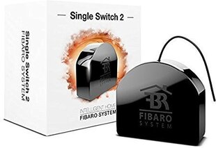 Умный выключатель Fibaro Single Switch 2 Z-Wave цена и информация | Системы безопасности, контроллеры | 220.lv