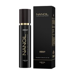 Matu eļļa Nanoil Hair Oil Medium Porosity, 100ml cena un informācija | Matu uzlabošanai | 220.lv
