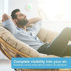 Iekštelpu gaisa kvalitātes mērīšanas stacija (IAQ) Airthings Wave Plus cena un informācija | Sensori | 220.lv